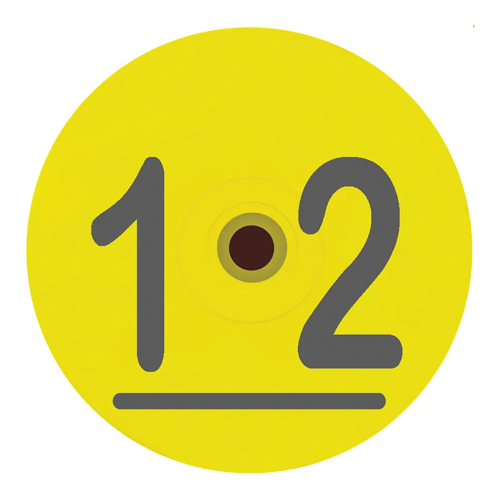 DuFlex Standard Round Numbered Tag