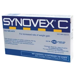 Synovex C Implants For Suckling Steers And Heifers