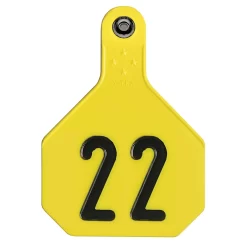 Y-Tex 4-Star Large Numbered All-American Ear Tags