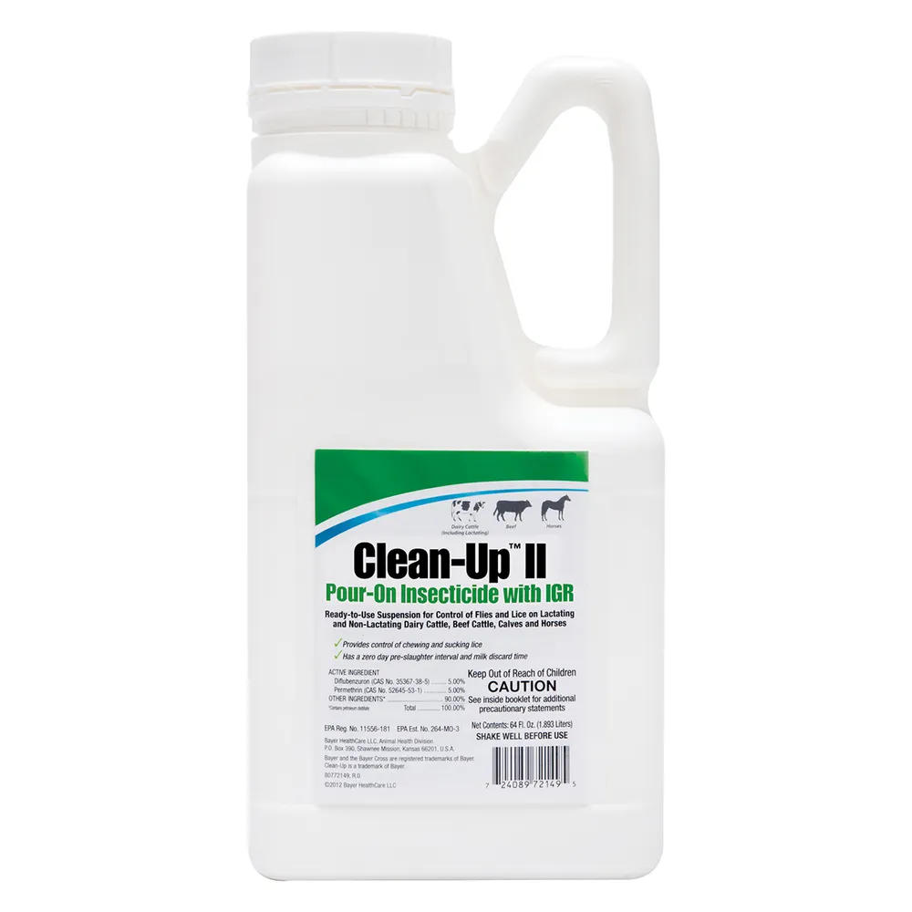 Clean-Up II Pour-On Insecticide For Cattle And Horses