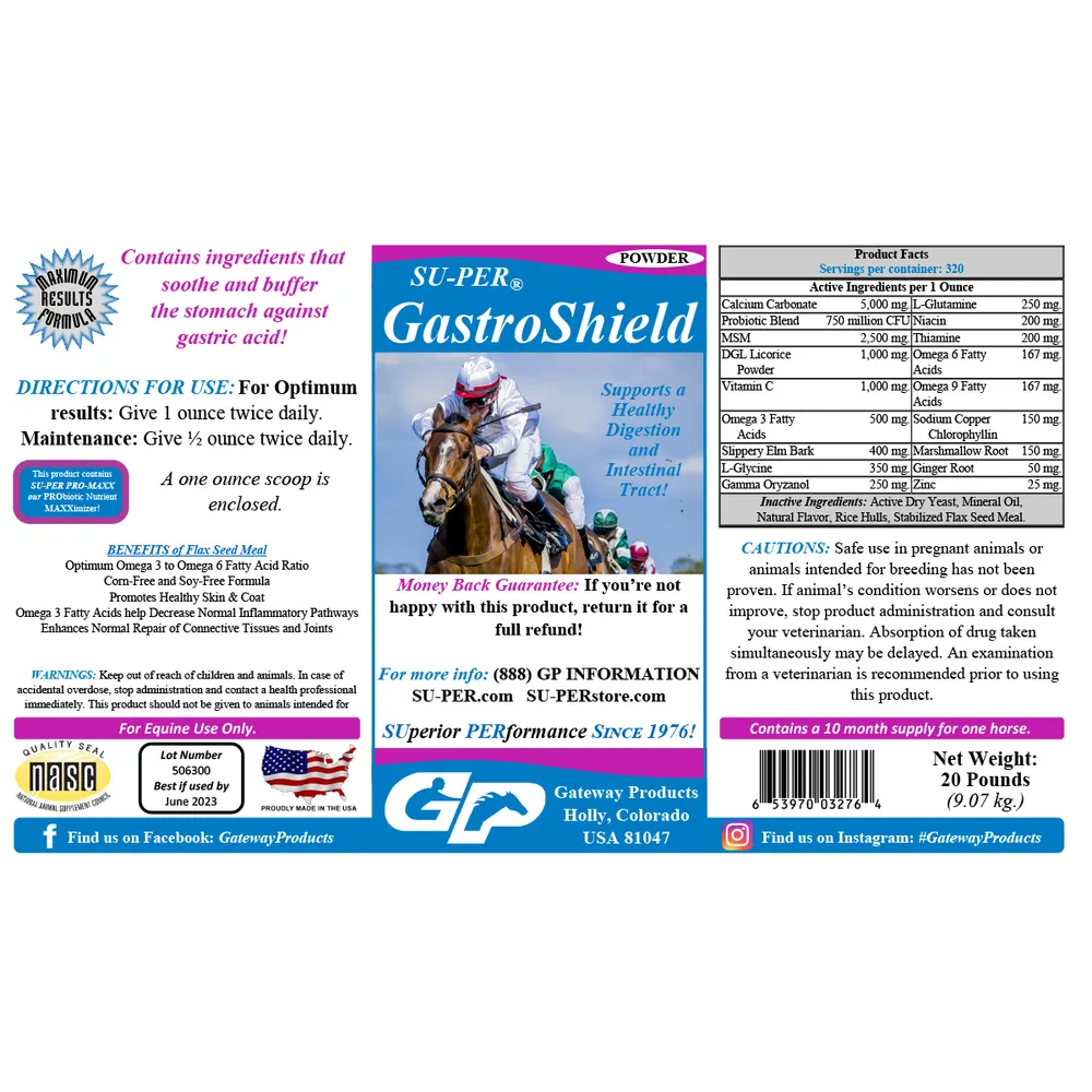 SU-PER GastroShield Powder Horse Supplement - Image 3
