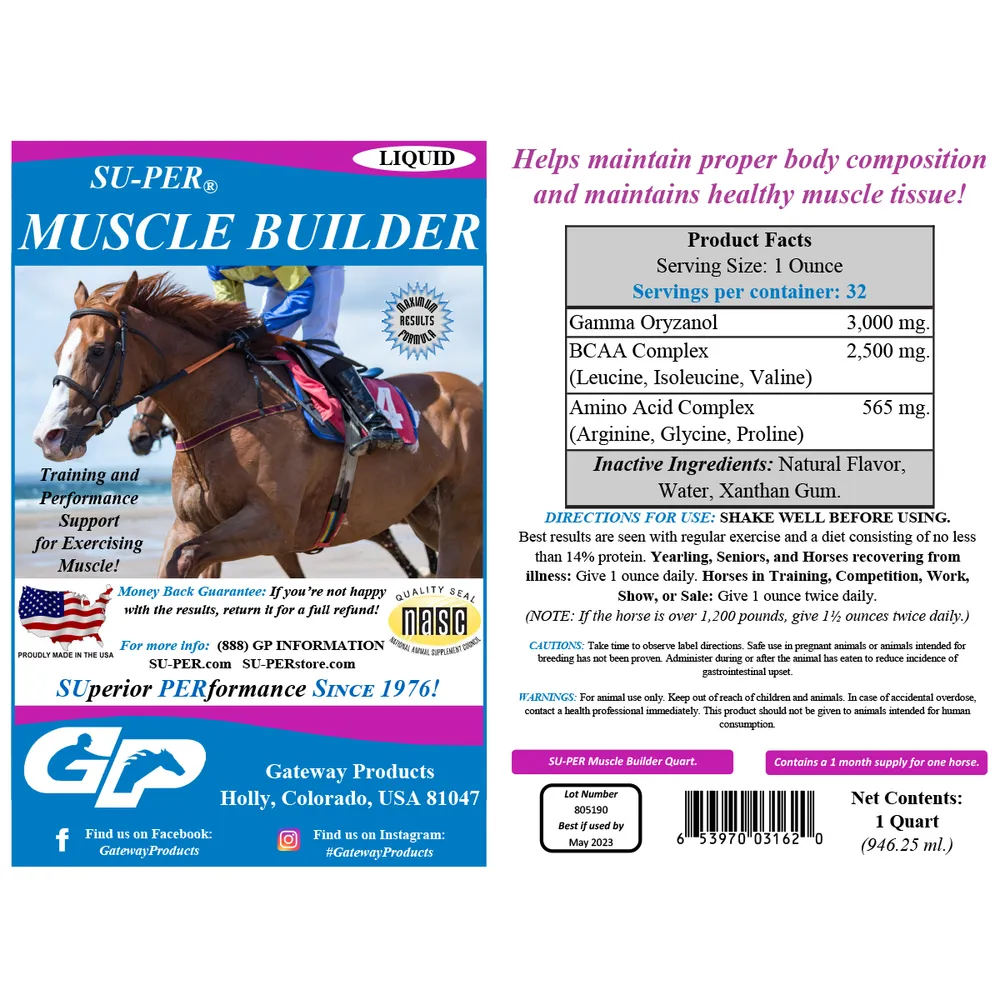 SU-PER Muscle Builder Horse Supplement - Image 2